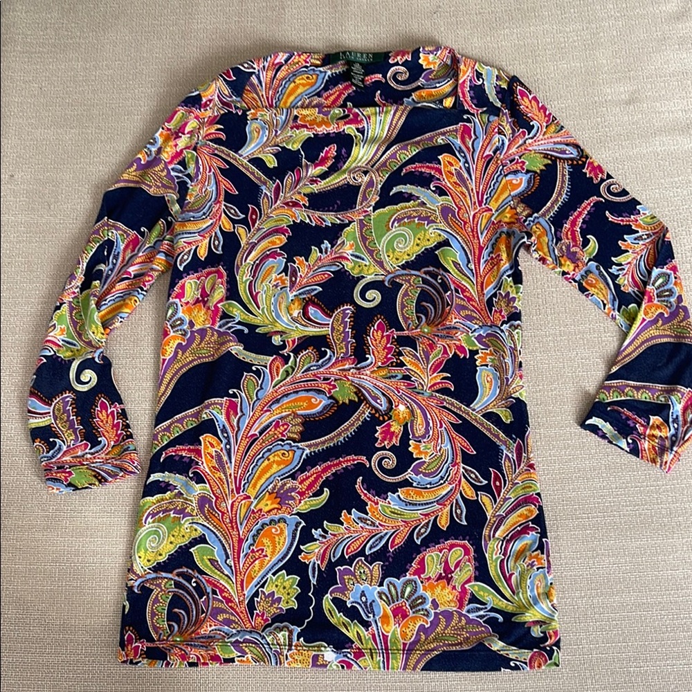 Rugby Ralph Lauren Multicolor Paisley Top